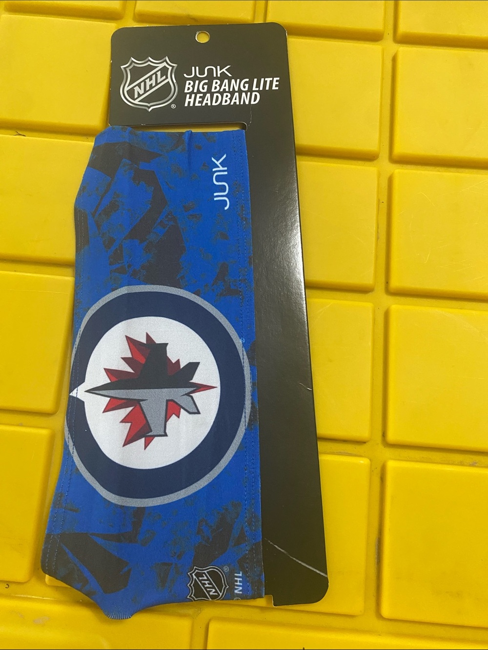 JUNK Winnipeg Jets Big Bang Lite Headband - Blue